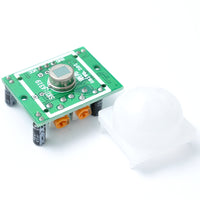 PIR motion sensor with sensitivity and duration controls
