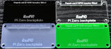 RasPiO Zerobase Pi Zero backplate range of colors
