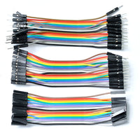 Assorted Breadboarding jumper wires DuPont connector F-M, M-M, F-F. 10cm prototyping raspberry pi