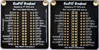 RasPiO Breakout fits all Raspberry Pi - even original 26-pin models
