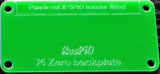 RasPiO Zerobase - Pi Zero Backplate