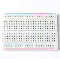 Half size breadboard 400 points for electronics and prototyping raspberry pi